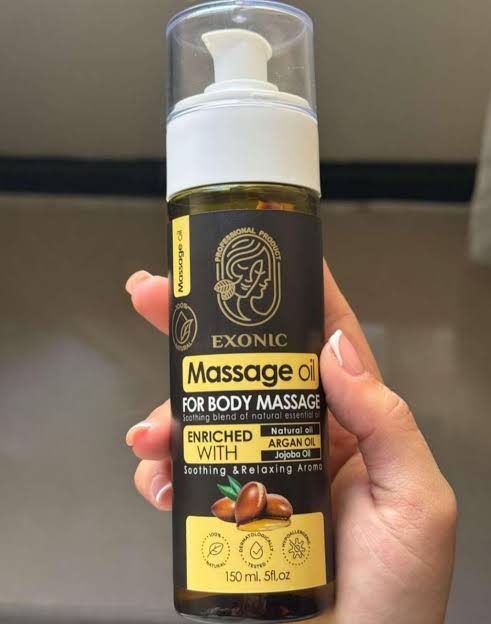 روغن ماساژ بدن اکسونیک حاوی روغن بادام شیرین و روغن یاس 200 میل اکسونیک فرانسه
